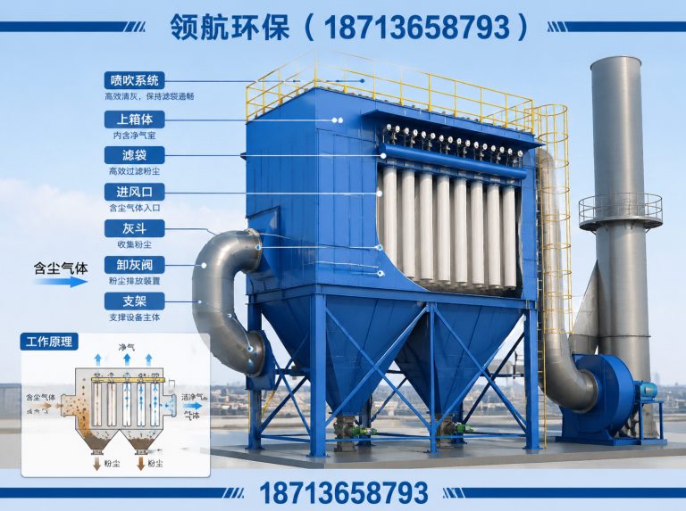 河间市布袋除尘器展示图